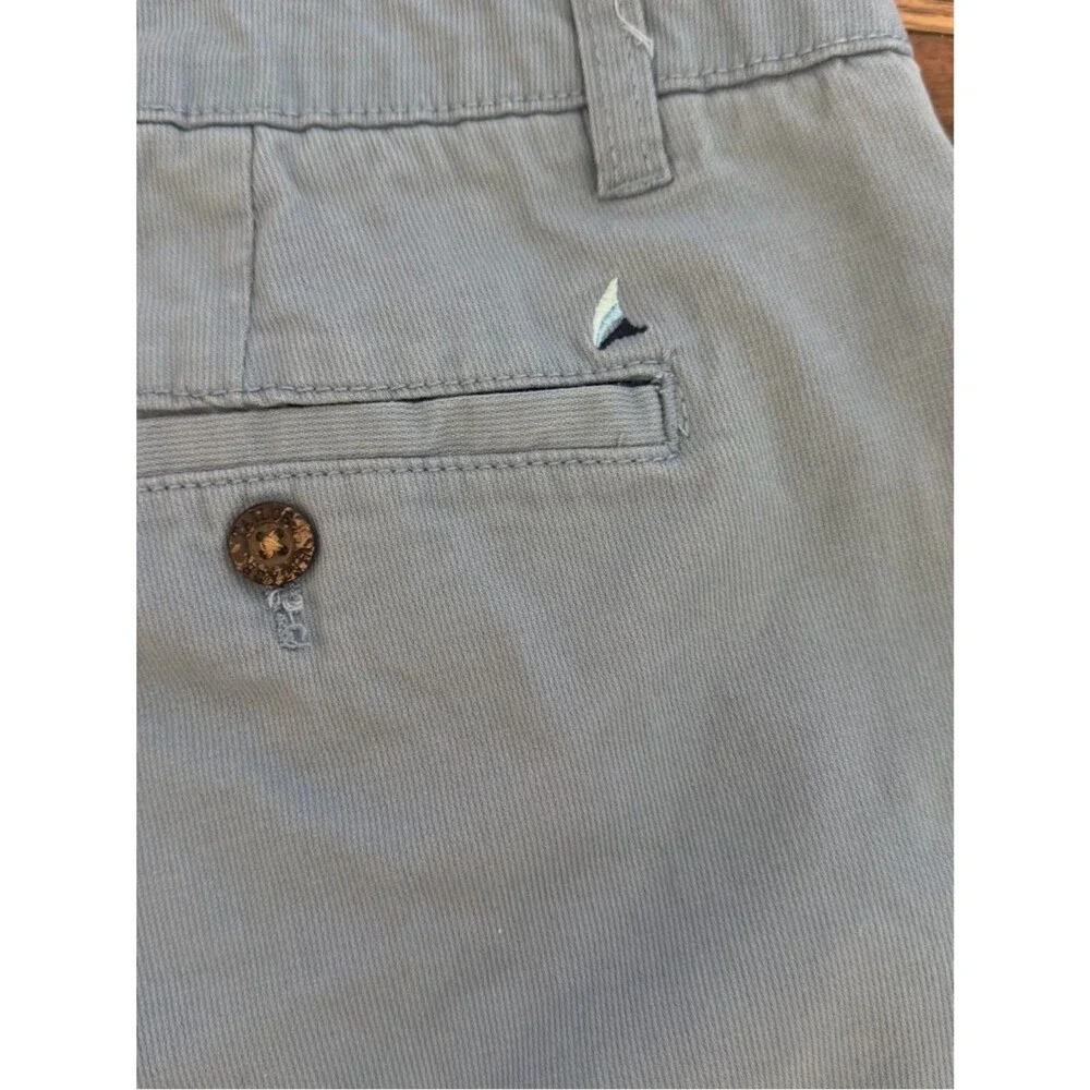 Tailor Vintage Men's Light Blue Luxe Performance Greenwich Chino Shorts 38 EUC